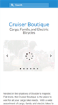 Mobile Screenshot of cruiserboutique.com